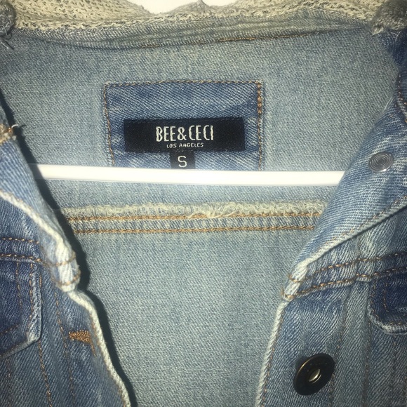 Bee&Ceci Demi Jean Jacket / Gray Sweater - Picture 2 of 4
